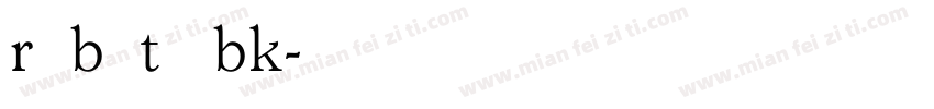 roboto bk字体转换